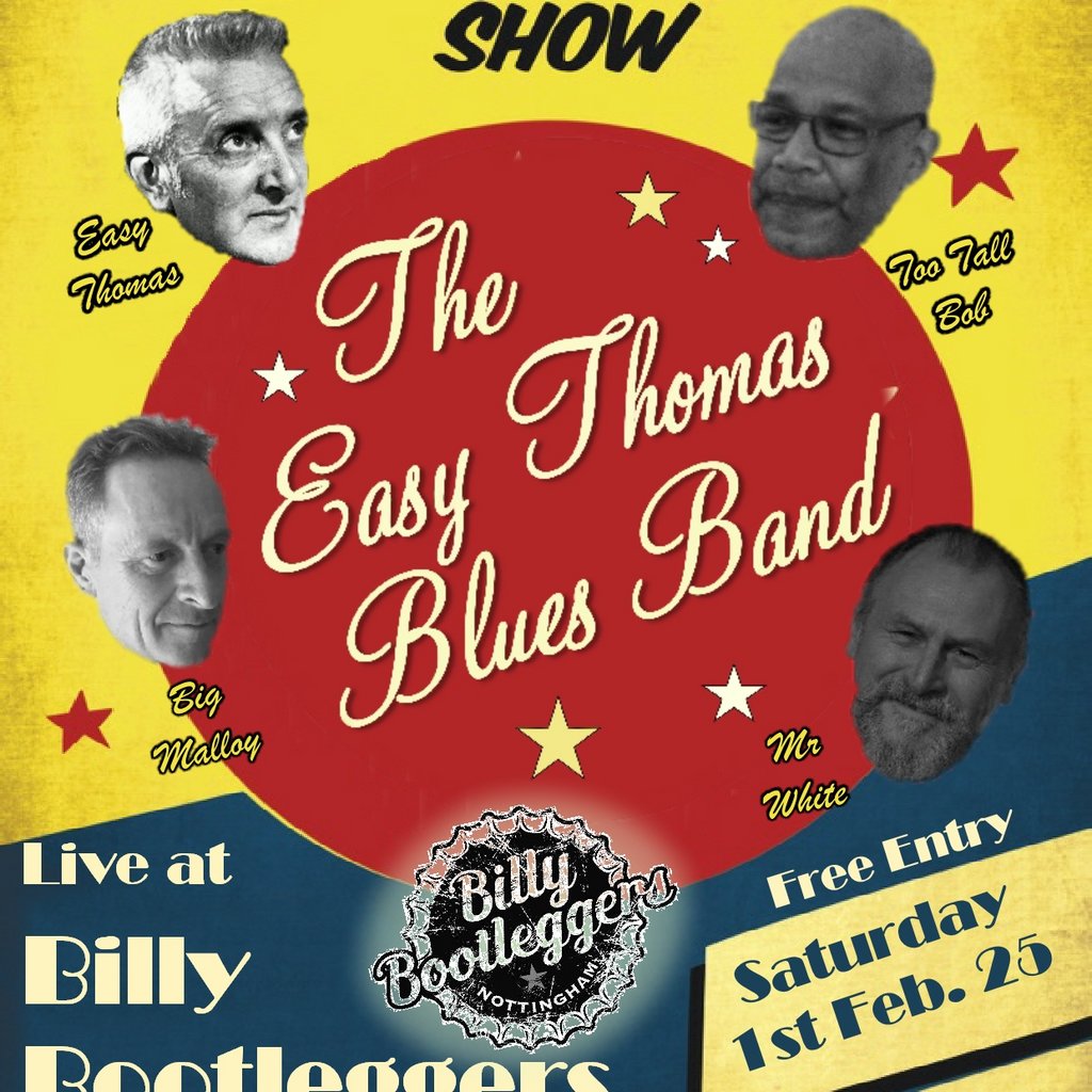 The Easy Thomas Blues Band - Live @ Billy's, United Kingdom, 2025