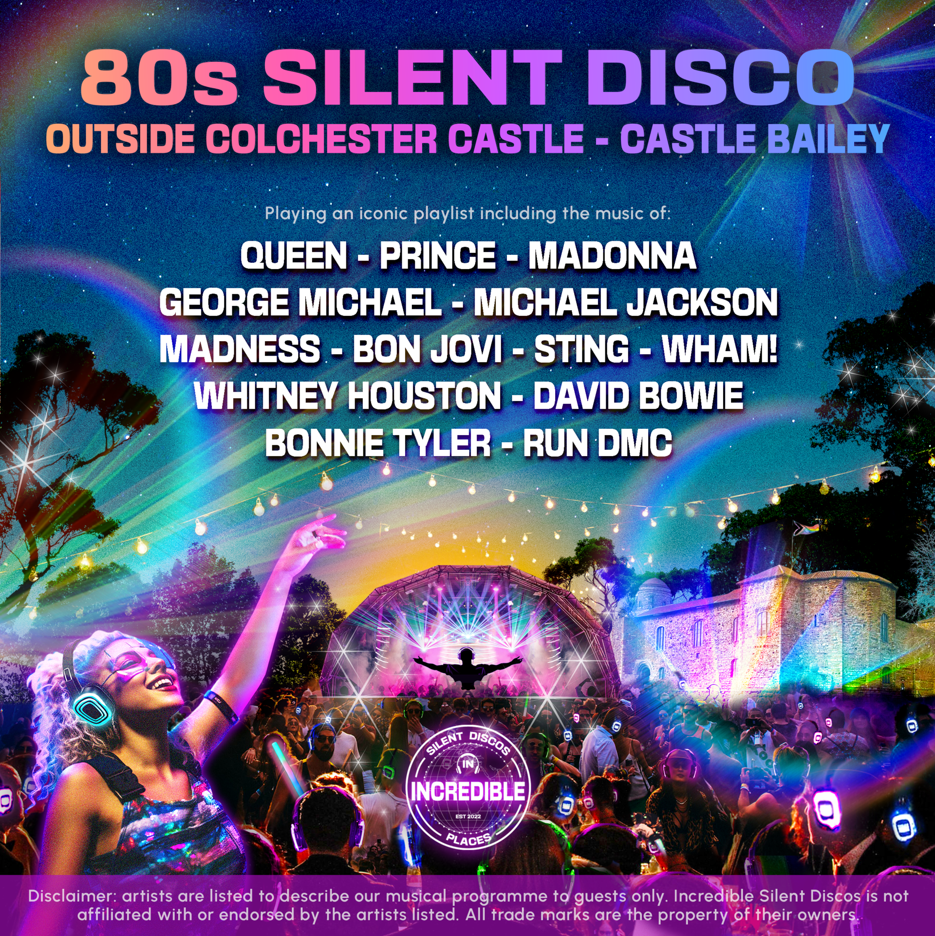 80s Silent Disco, United Kingdom, 2025