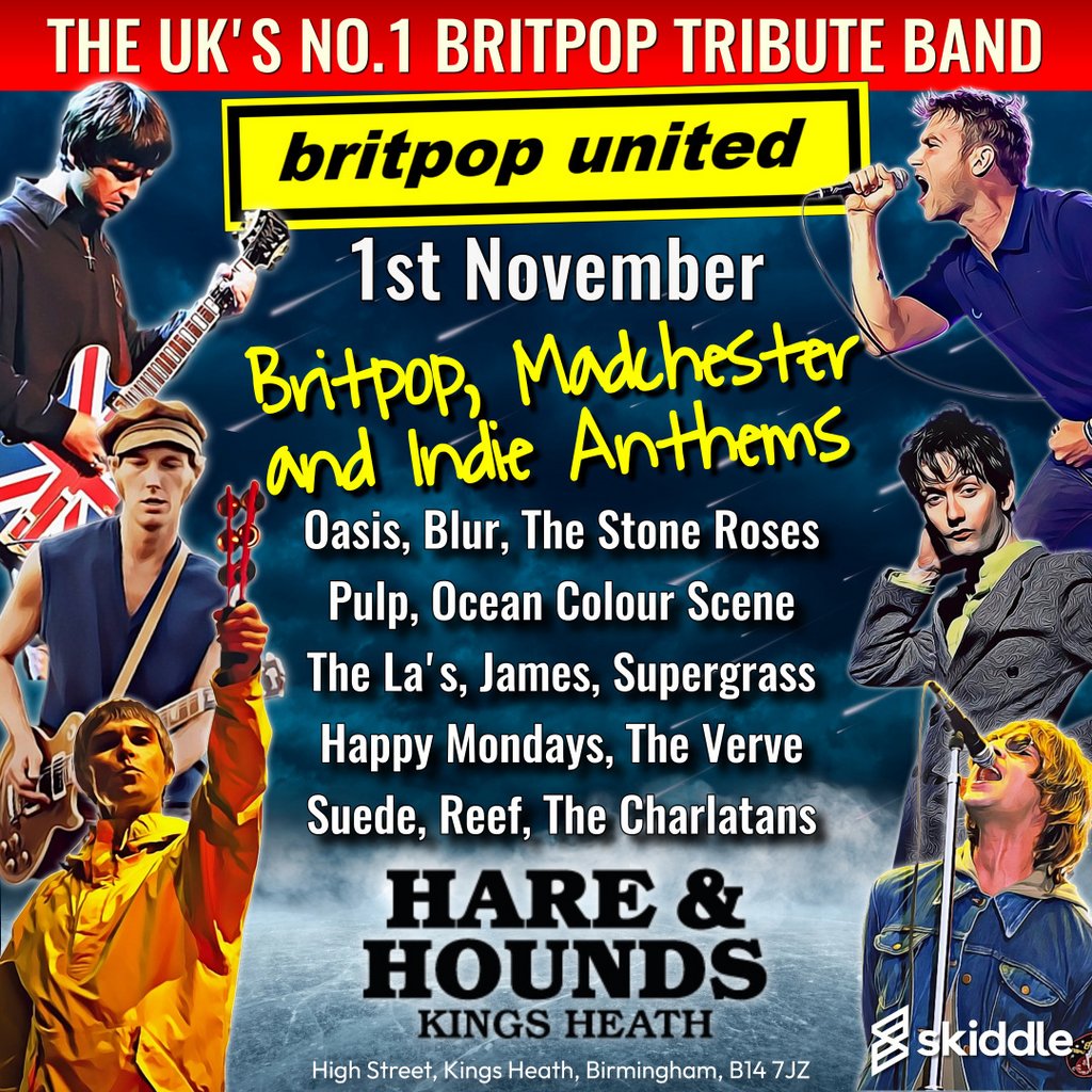 Britpop United (Britpop, Madchester & Indie Tribute Band), United Kingdom, 2025