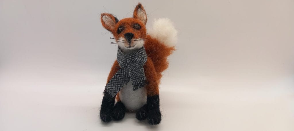 Needle Felting Foxes, United Kingdom, 2025