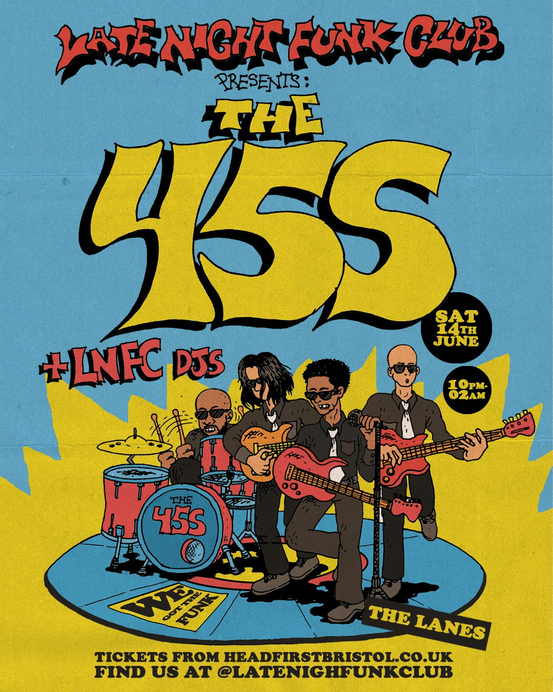 Late Night Funk Club: The 45s + Djs, United Kingdom, 2025