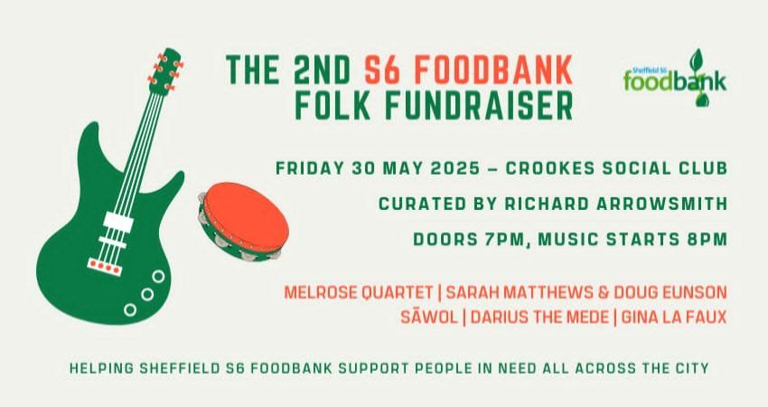 S6 Foodbank Folk Fundraiser, United Kingdom, 2025