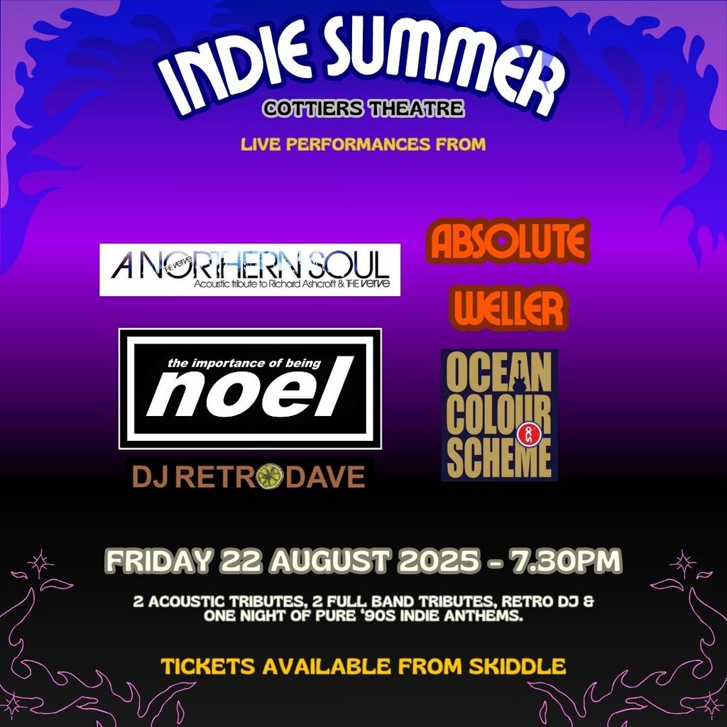 Summer Indie / Britpop Night - Live Tributes & DJ, United Kingdom, 2025