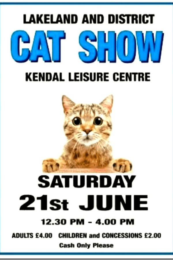 Cat Show Lakeland & District Cat Club, United Kingdom, 2025