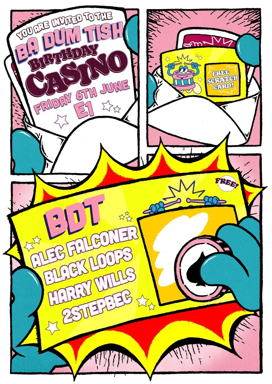 Ba Dum Tish: Alec Falconer, Black Loops, Harry Wills, United Kingdom, 2025