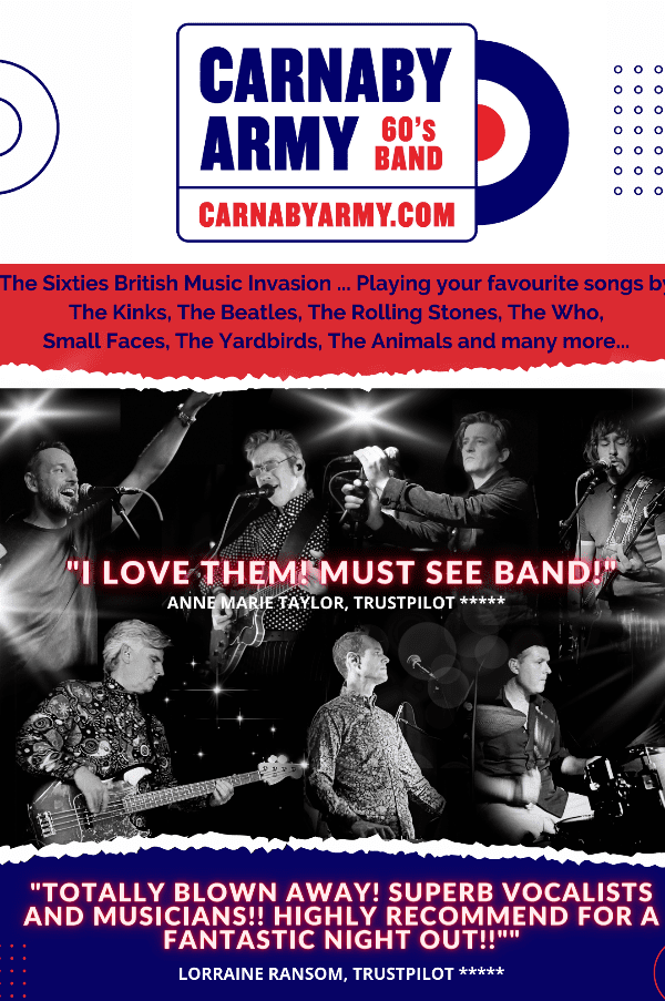 Carnaby Army Christmas Special - 60s British Invasion!, United Kingdom, 2025