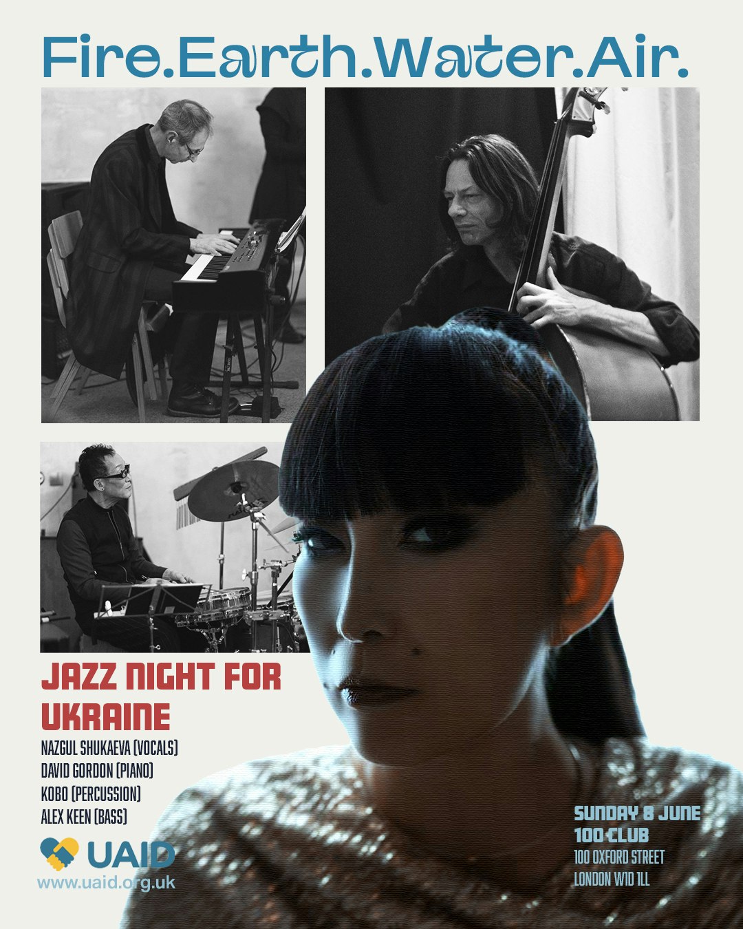 Fire Earth Water Air: Jazz Night For Ukraine, United Kingdom, 2025