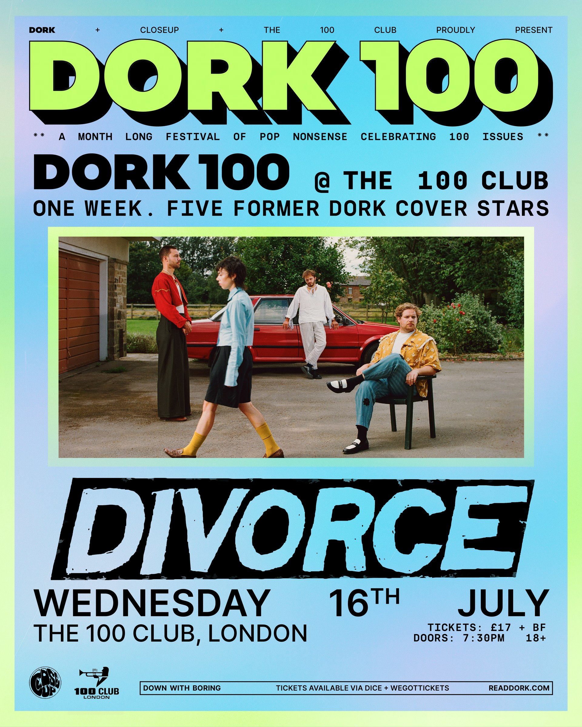 DORK 100: Divorce, United Kingdom, 2025