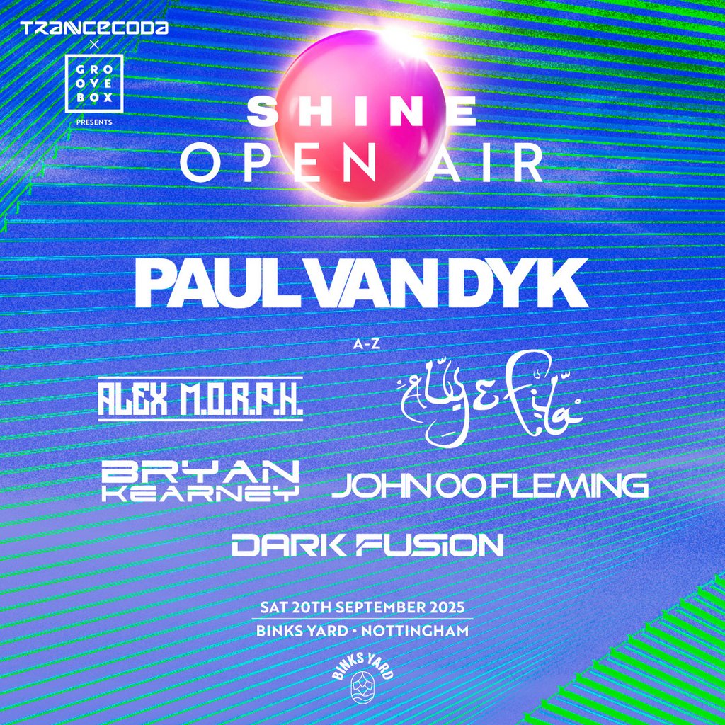 Trancecoda x Groovebox x Shine Open Air, United Kingdom, 2025