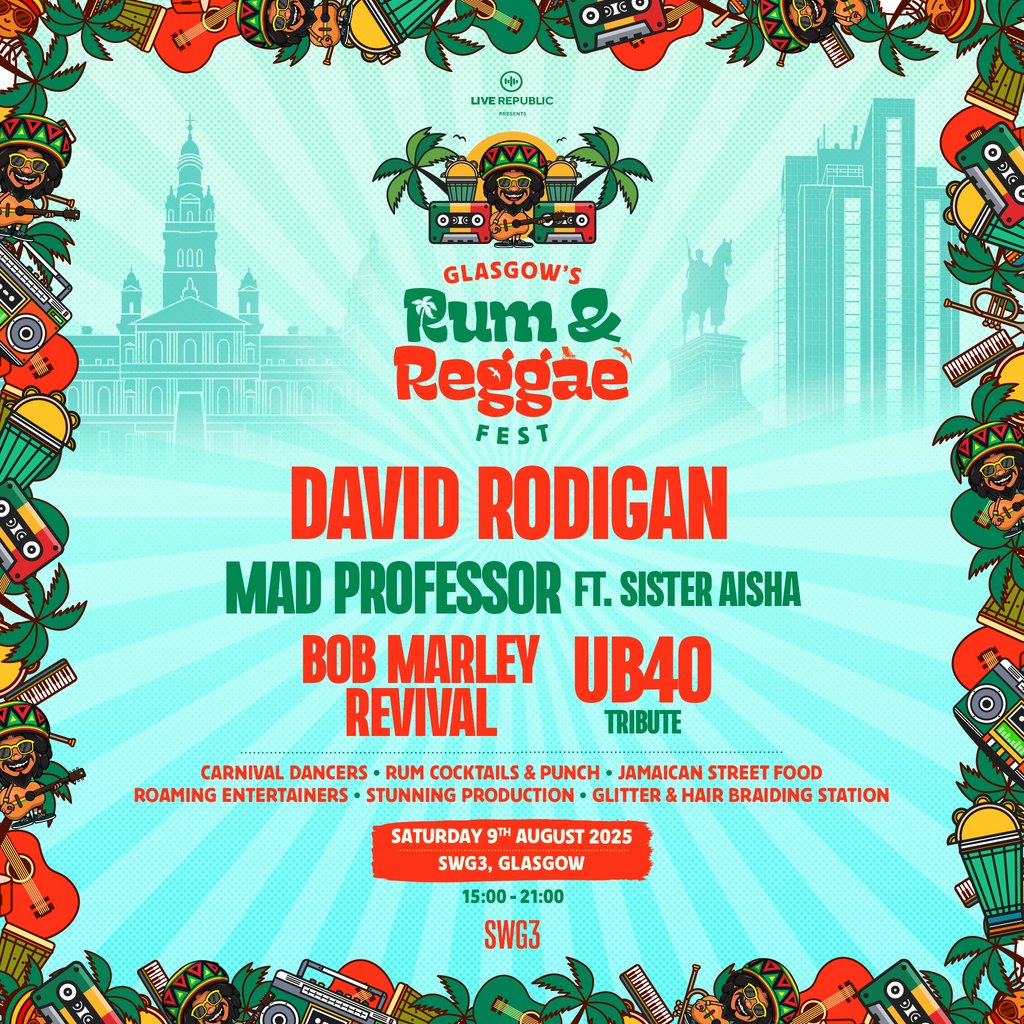 Rum & Reggae Festival 2025 | SWG3 Glasgow, United Kingdom, 2025