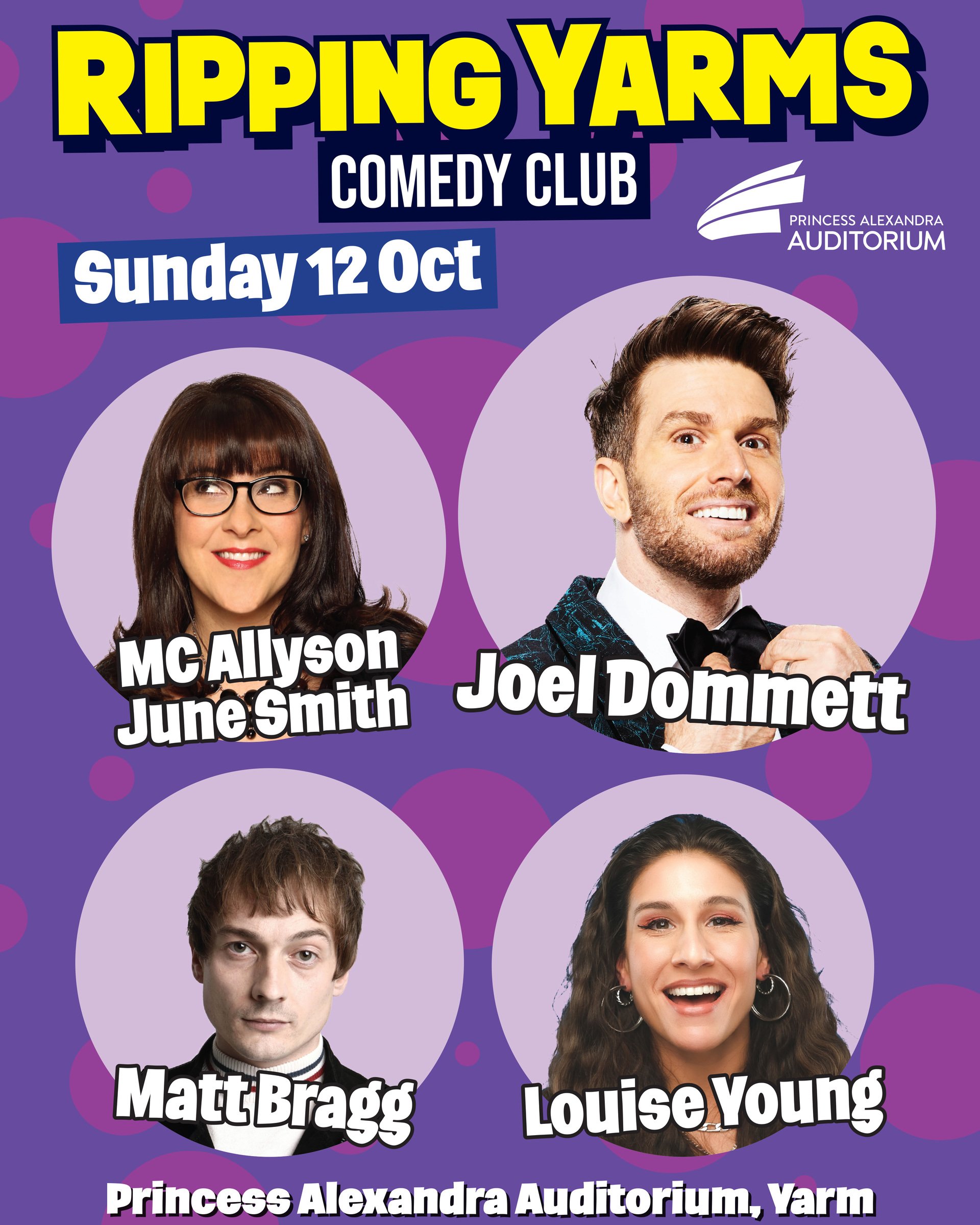 Ripping Yarms Comedy Club - Joel Dommett, United Kingdom, 2025