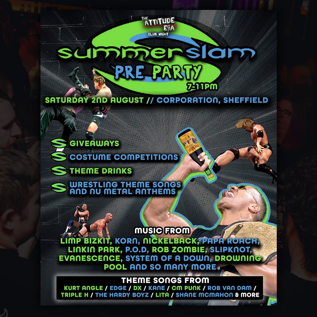 SummerSlam Pre-Party (Sheffield), United Kingdom, 2025