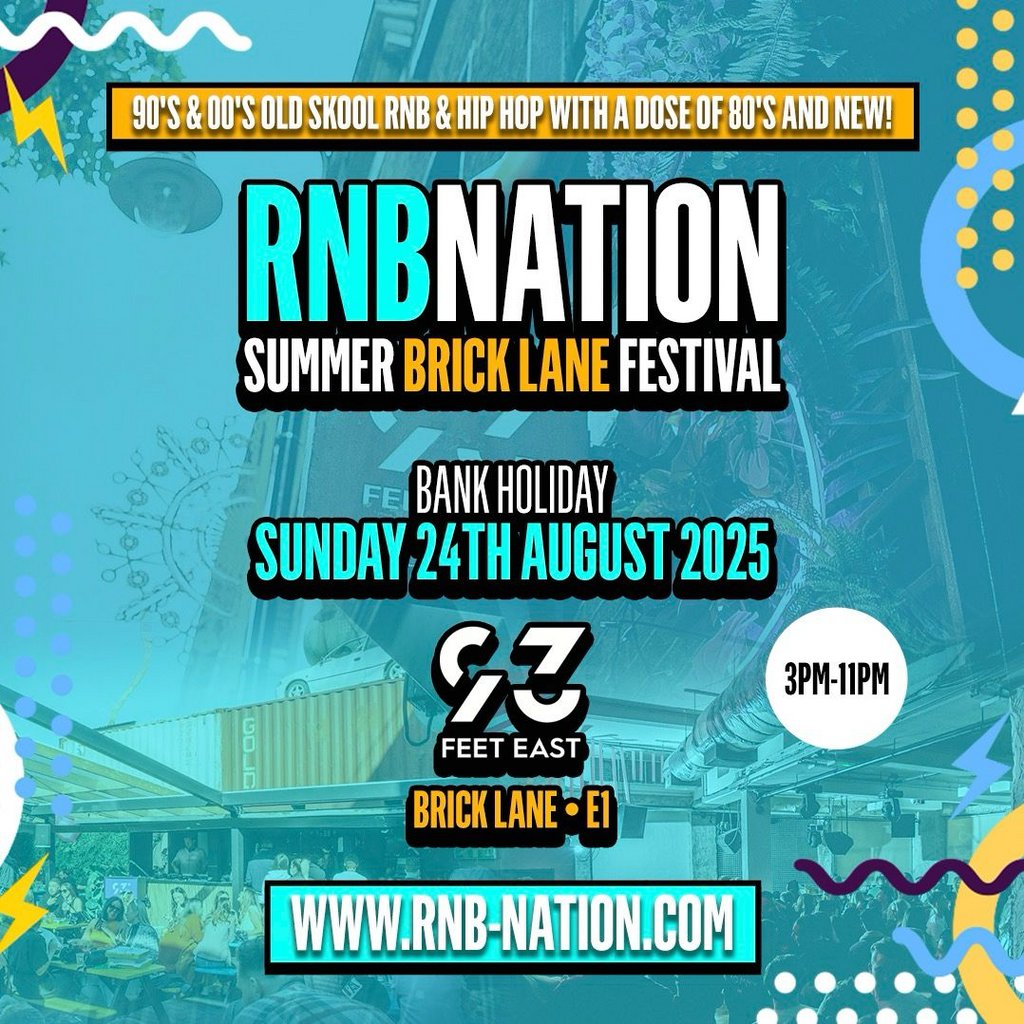 RnB Nation Brick Lane Festival, United Kingdom, 2025
