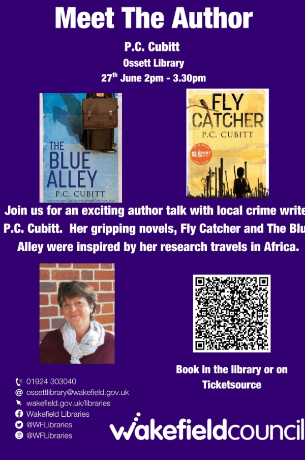 Author Visit - P.C. Cubitt, United Kingdom, 2025