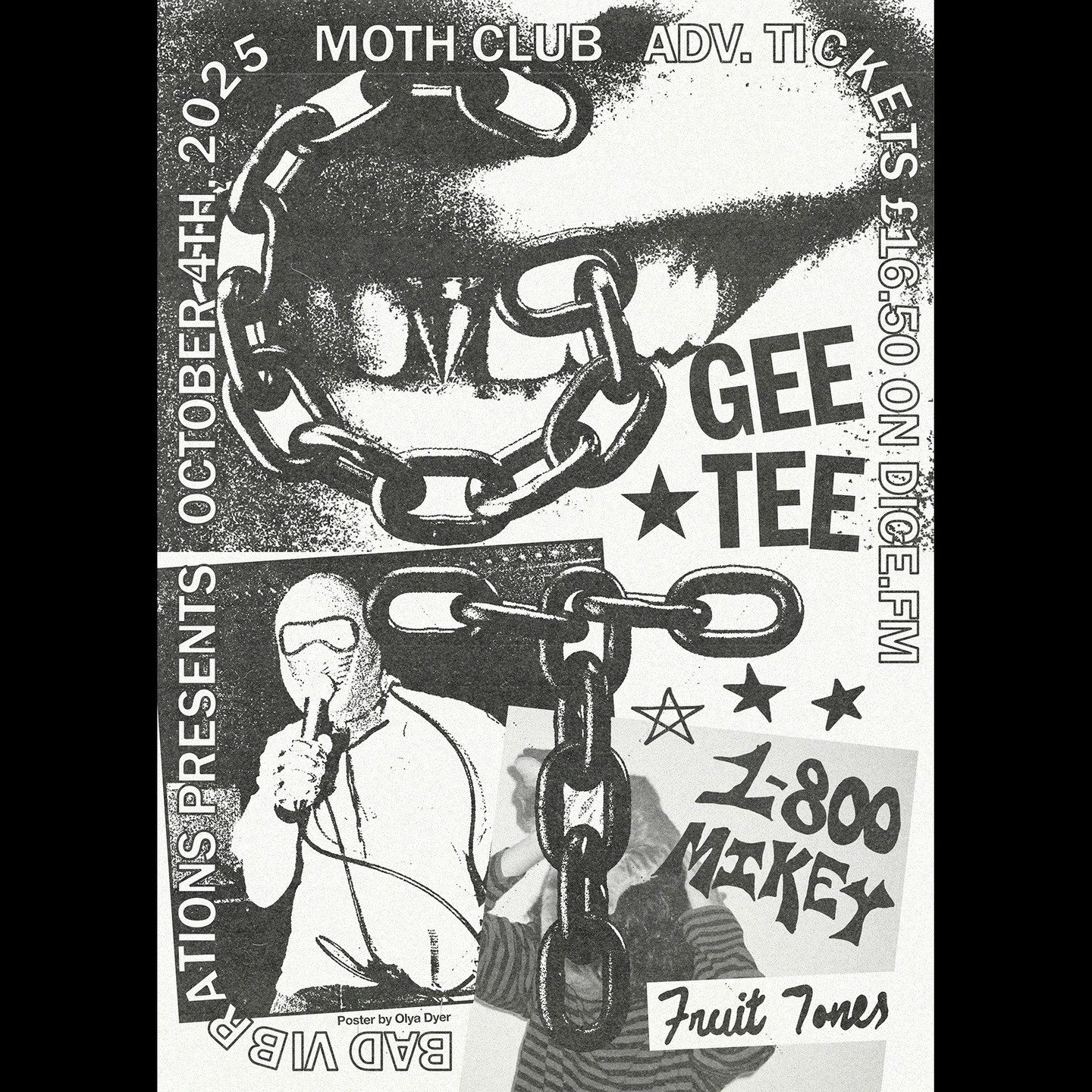 Gee Tee + 1-800-mikey + Fruit Tones, United Kingdom, 2025