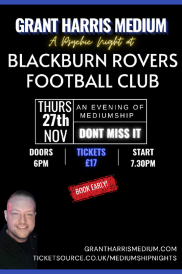 Psychic Night at Blackburn Rovers FC, United Kingdom, 2025
