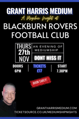 Psychic Night at Blackburn Rovers FC