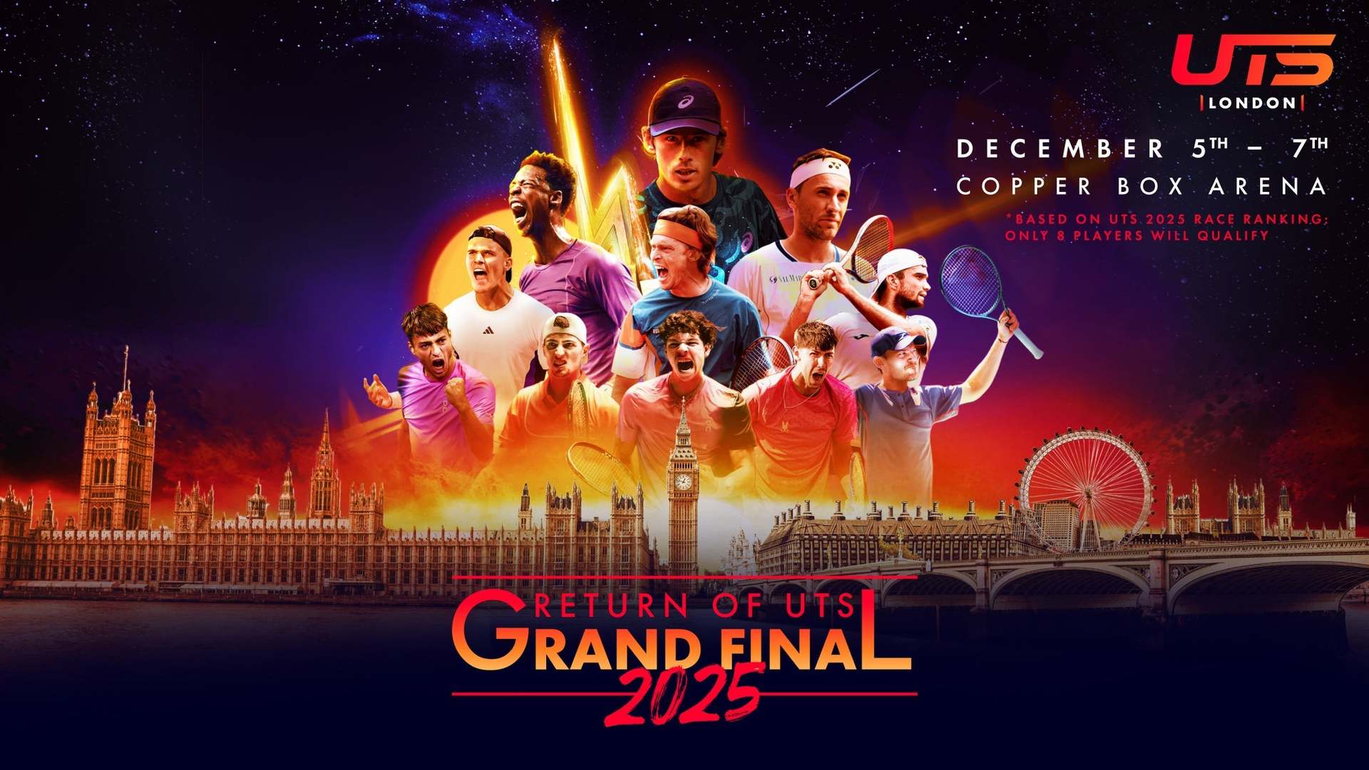Ultimate Tennis Showdown, United Kingdom, 2025