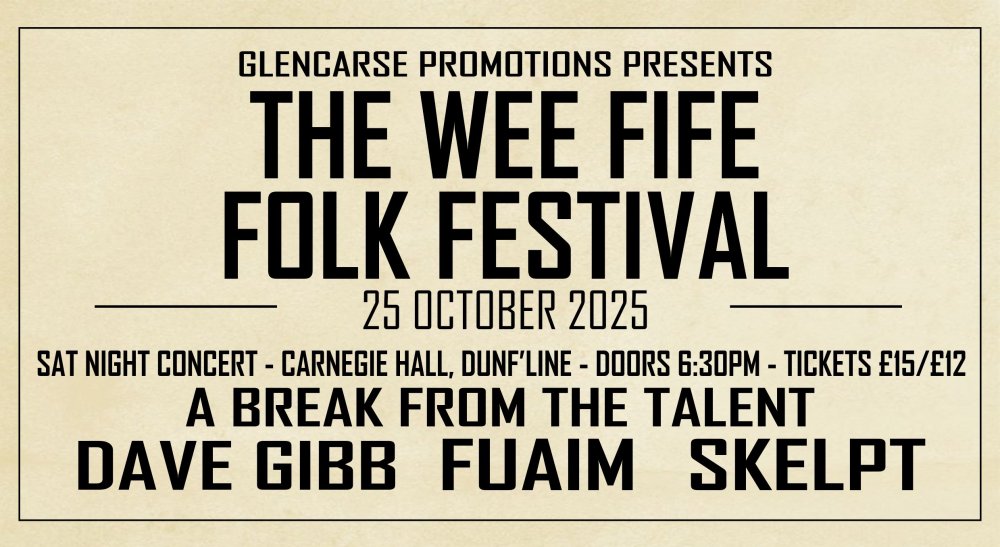The Wee Fife Folk Festival, United Kingdom, 2025