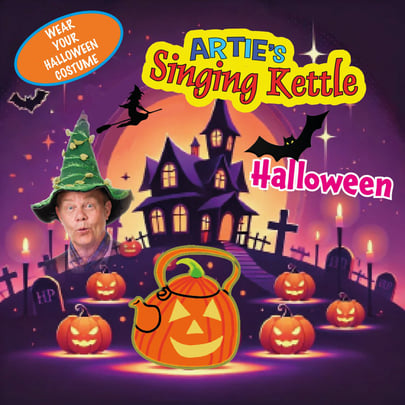 Arties Singing Kettle - Halloween
