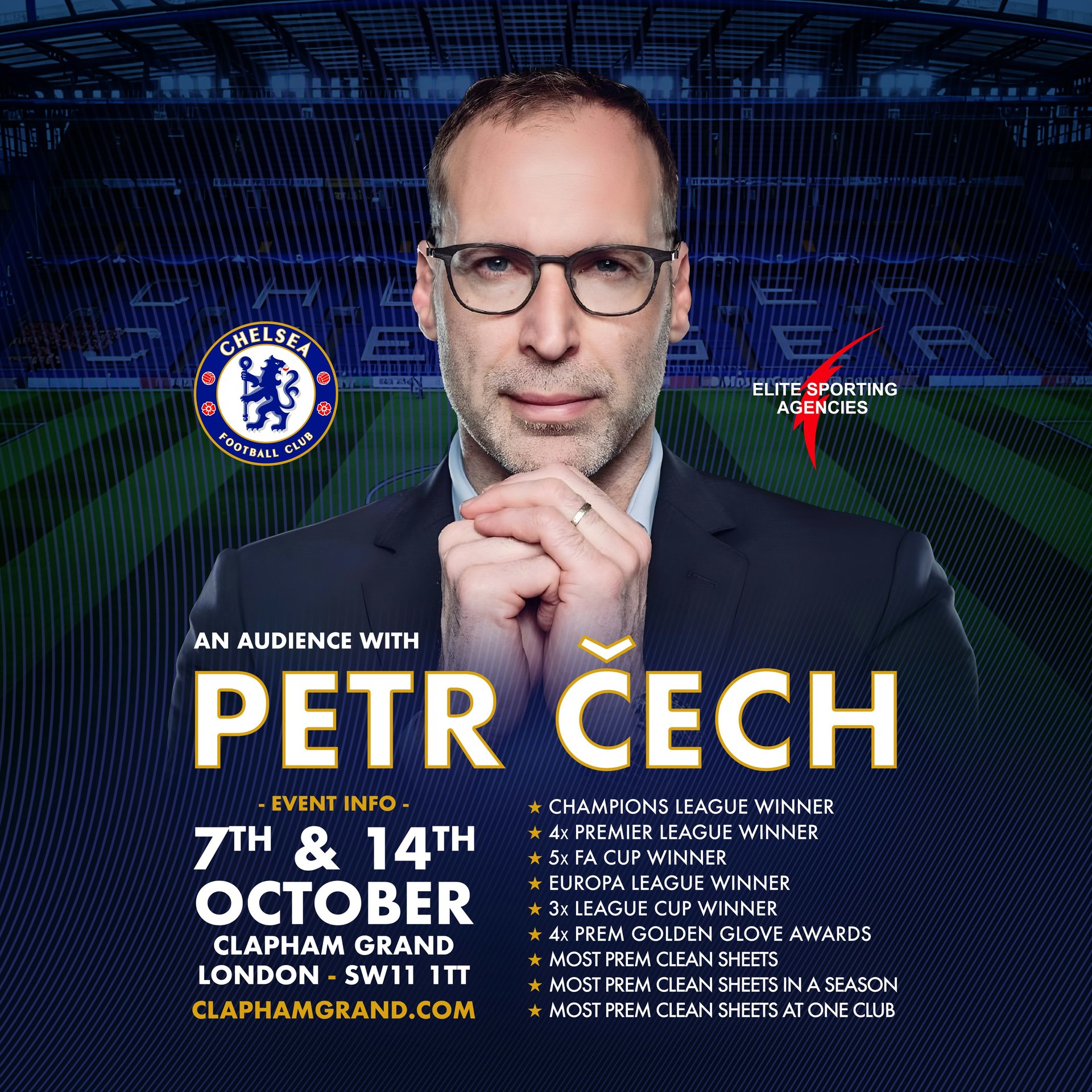 An Audience With Petr Čech, United Kingdom, 2025