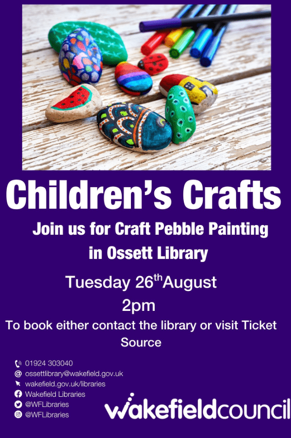Ossett Library - Pebble Painting, United Kingdom, 2025