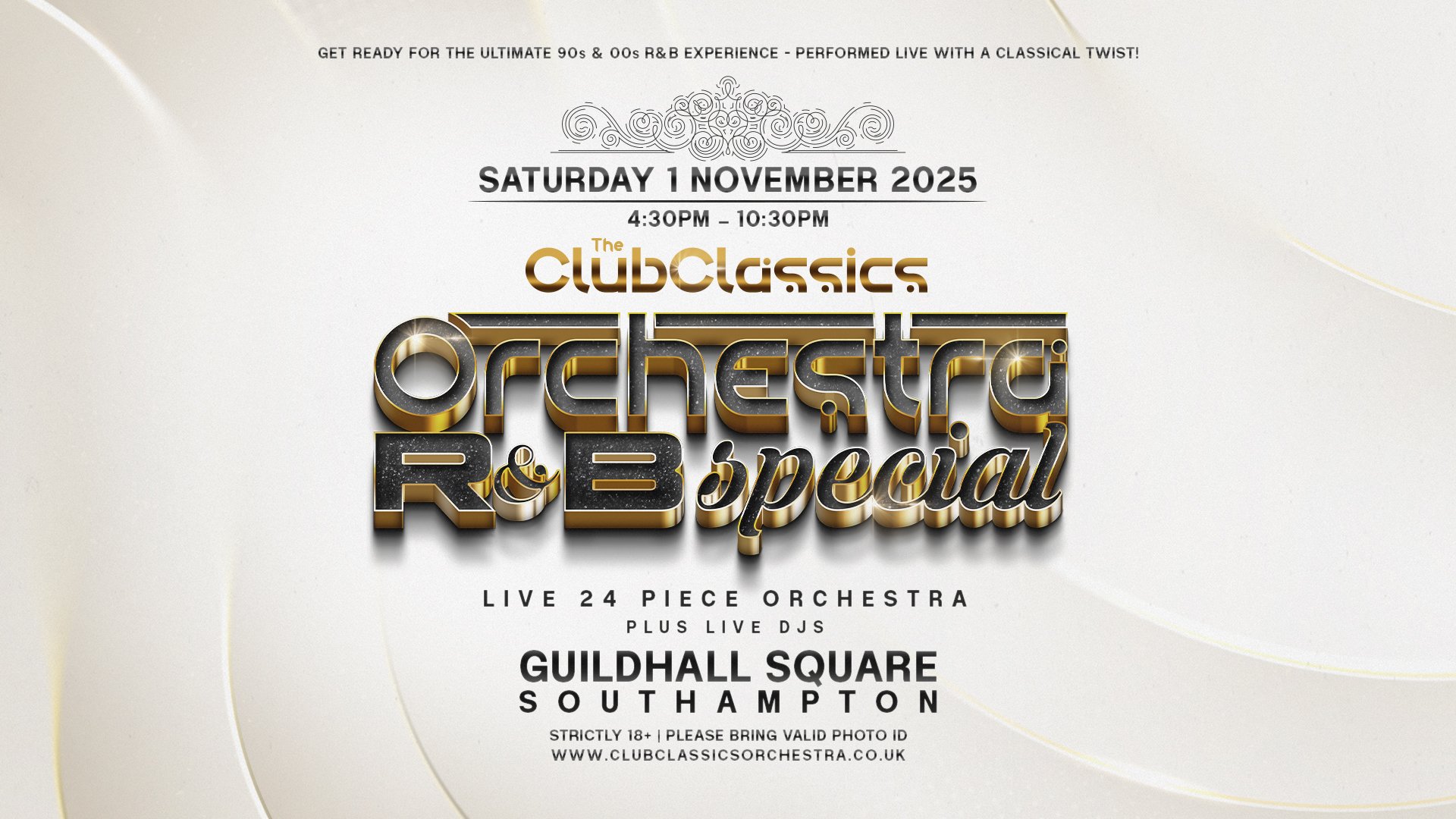 Club Classics Orchestra R&B Special, United Kingdom, 2025