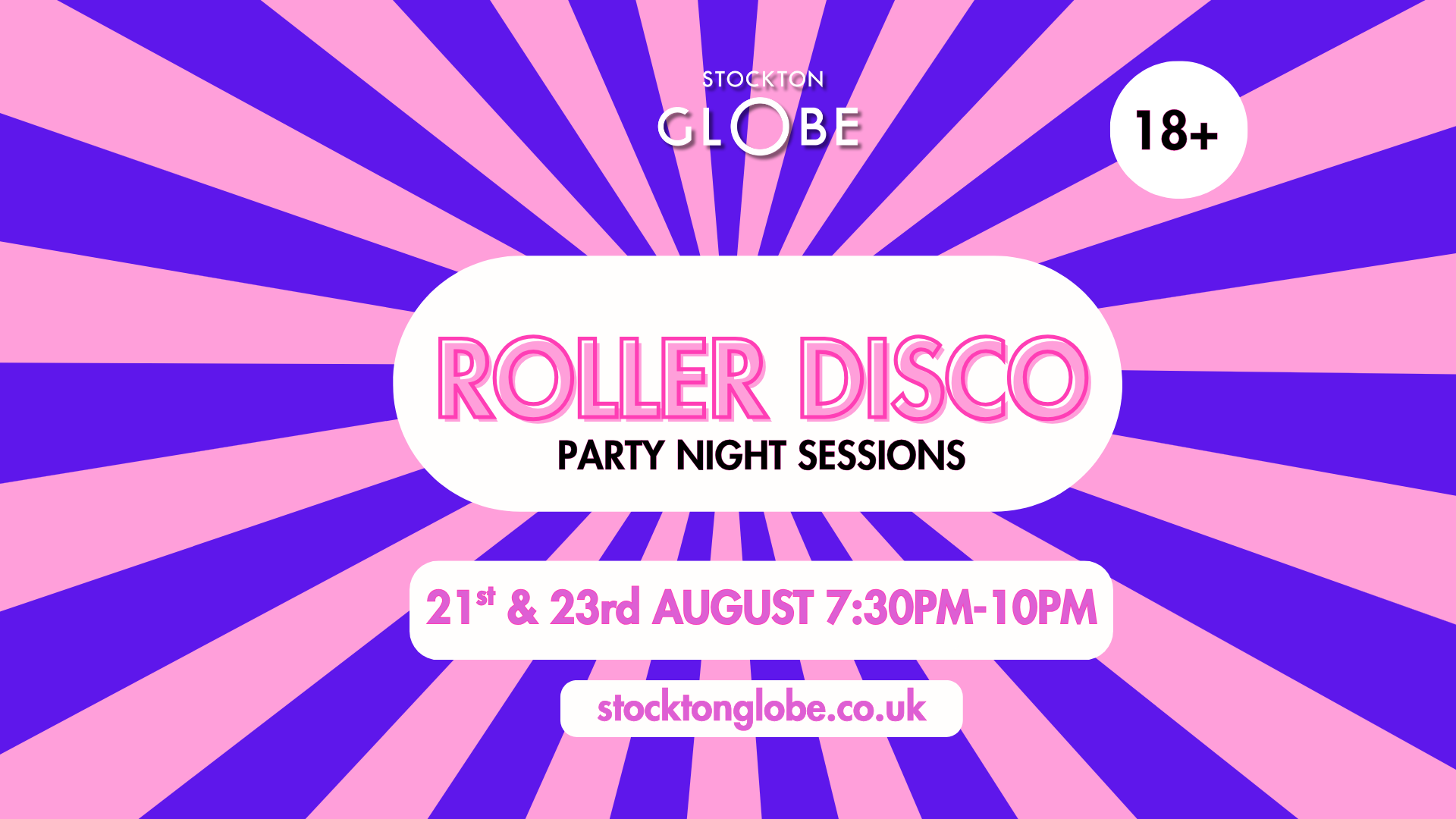 Party Night Roller Disco (Over 18's), United Kingdom, 2025