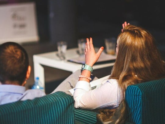 People sitting having a discussion