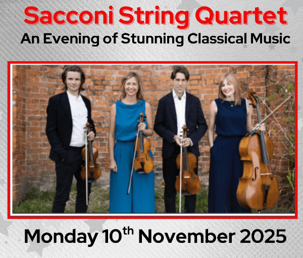 25th Anniversary Event - SACCONI STRING QUARTET, United Kingdom, 2025