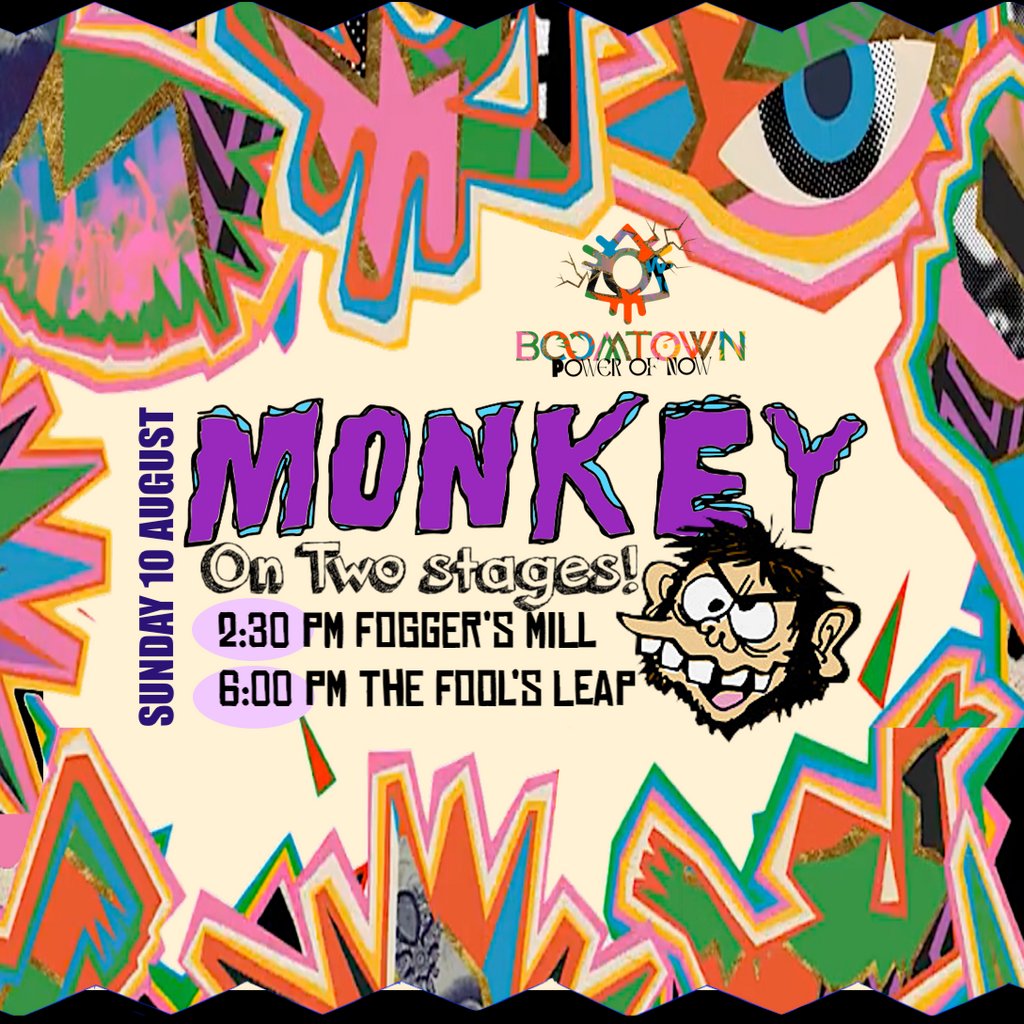 Monkey At Boomtown Fair, United Kingdom, 2025