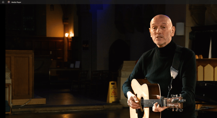 Steve Jinski plays Lowther Pavilion Folk Club in Chapman Studio