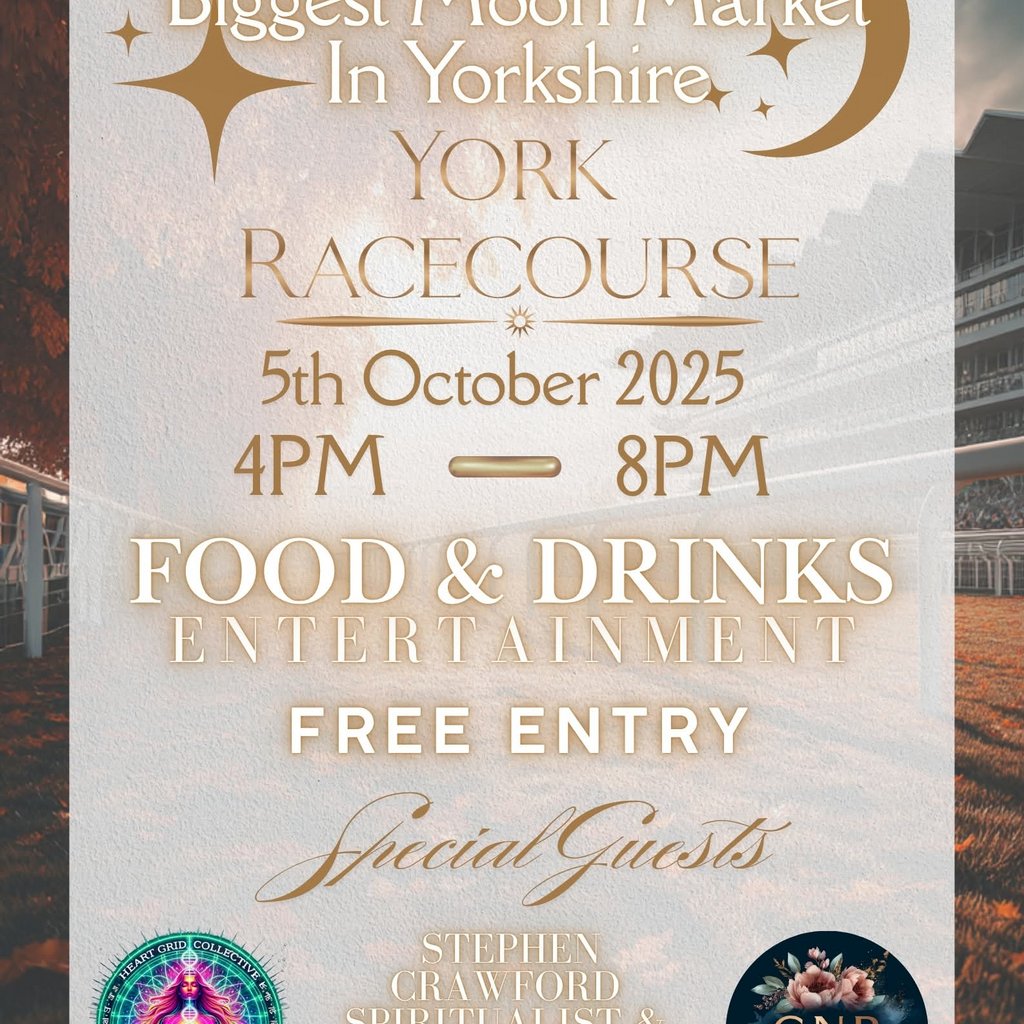 York Racecourse BIGGEST MOON MARKET in Yorkshire, United Kingdom, 2025