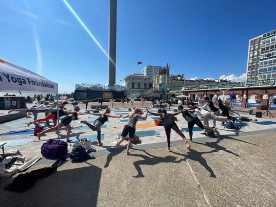 Yoga on the Beach