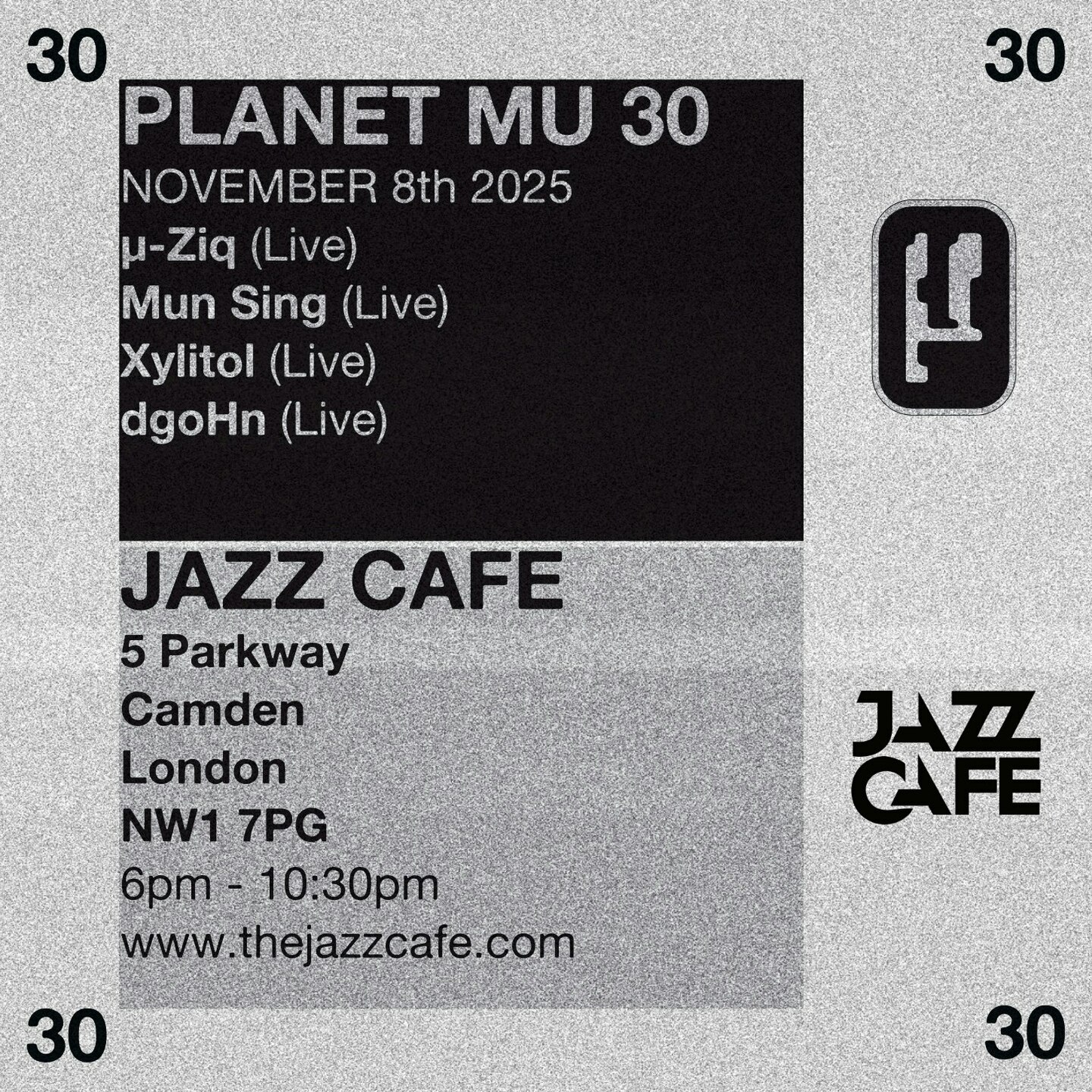 Planet Mu 30th Anniversary Showcase, United Kingdom, 2025