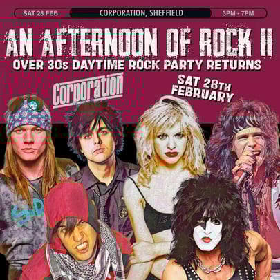 An Afternoon Of Rock Ii: Sheffield (over 30s Only)