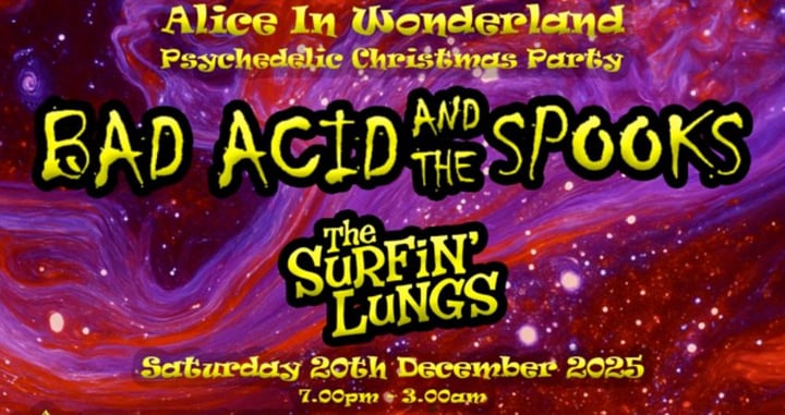 Alice in Wonderland Psychedelic Christmas Party