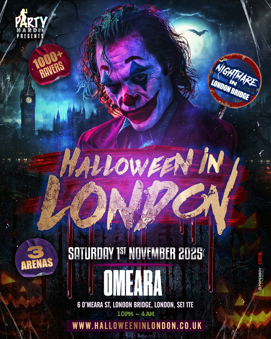 Halloween In London: Nightmare In London Bridge, United Kingdom, 2025