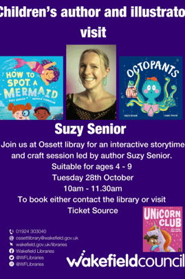 Suzy Senior-Children's Author and Illustrator Visit