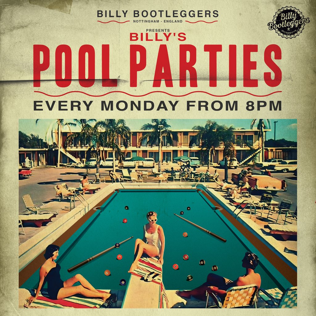 BILLY'S POOL PARTIES - Free entry pool tournament & games, United Kingdom, 2025