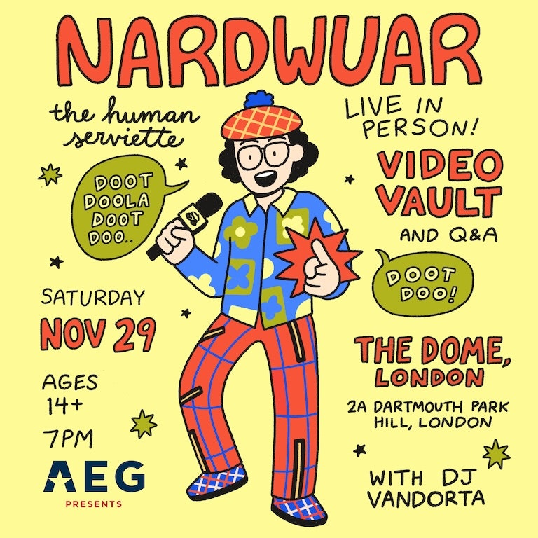 Nardwuar's Video Vault, United Kingdom, 2025