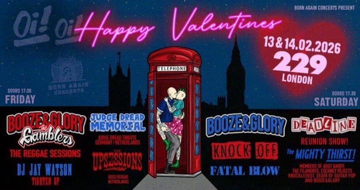 Oi! Oi! Happy Valentines Weekender
