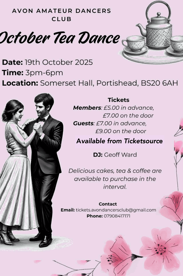 Avon Amateur Dancers Club - October Tea Dance, United Kingdom, 2025