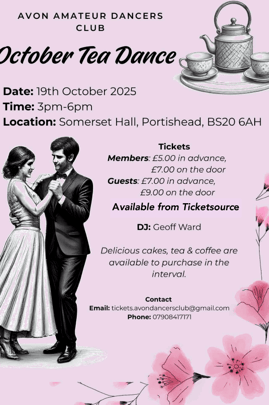 Avon Amateur Dancers Club - October Tea Dance