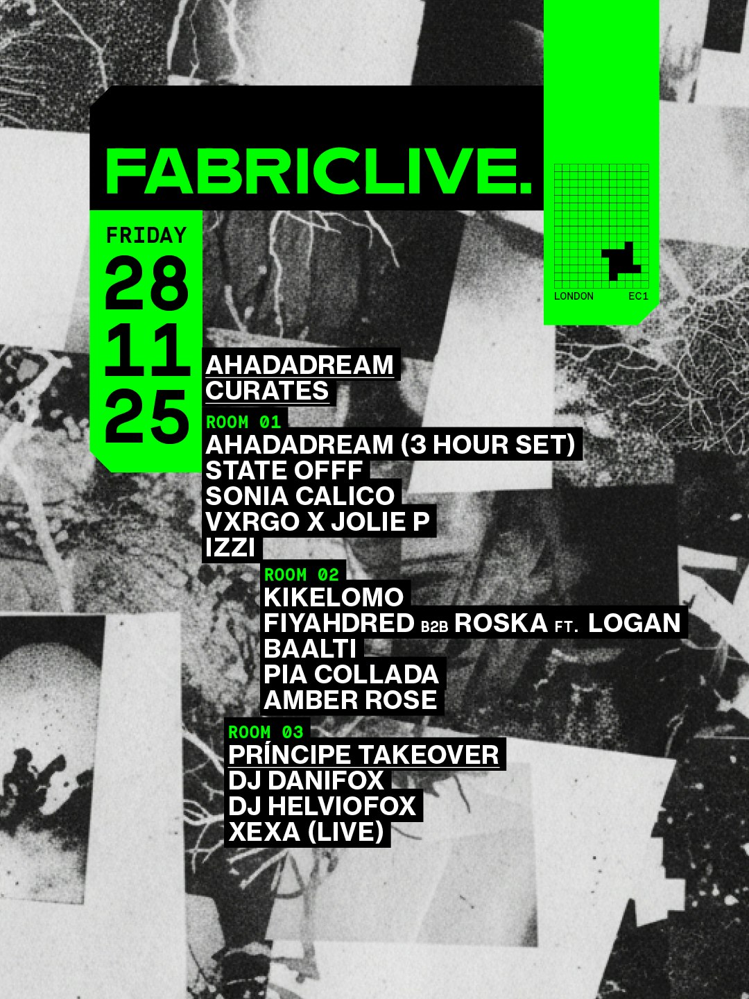 Fabriclive: Ahadadream Curates, United Kingdom, 2025