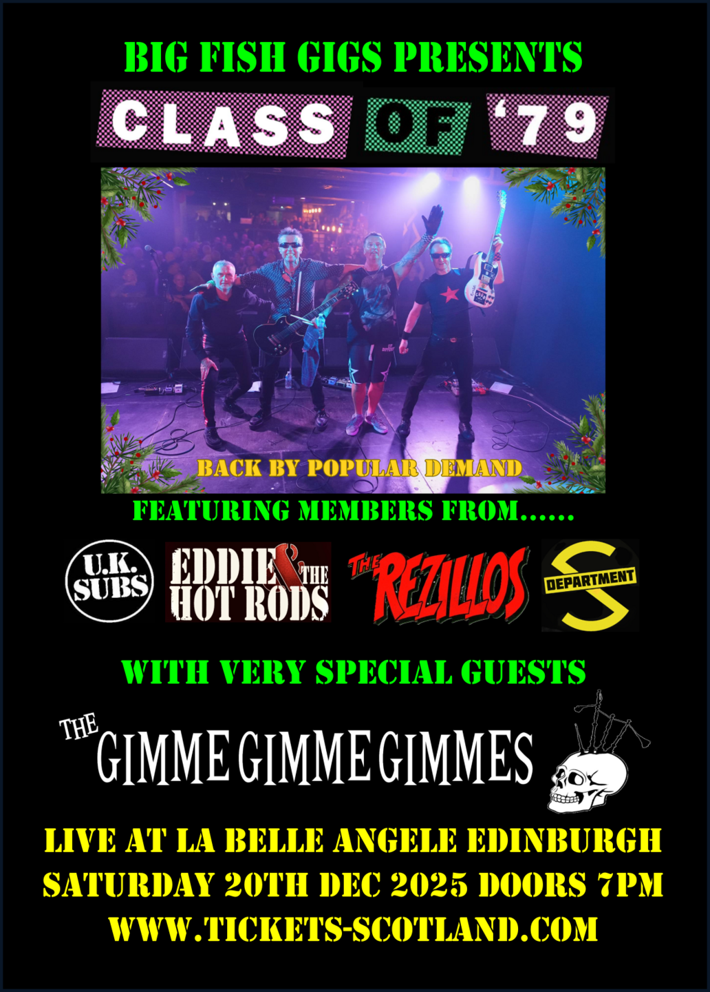 Class of 79 plus special guests The Gimme Gimme Gimmes, United Kingdom, 2025