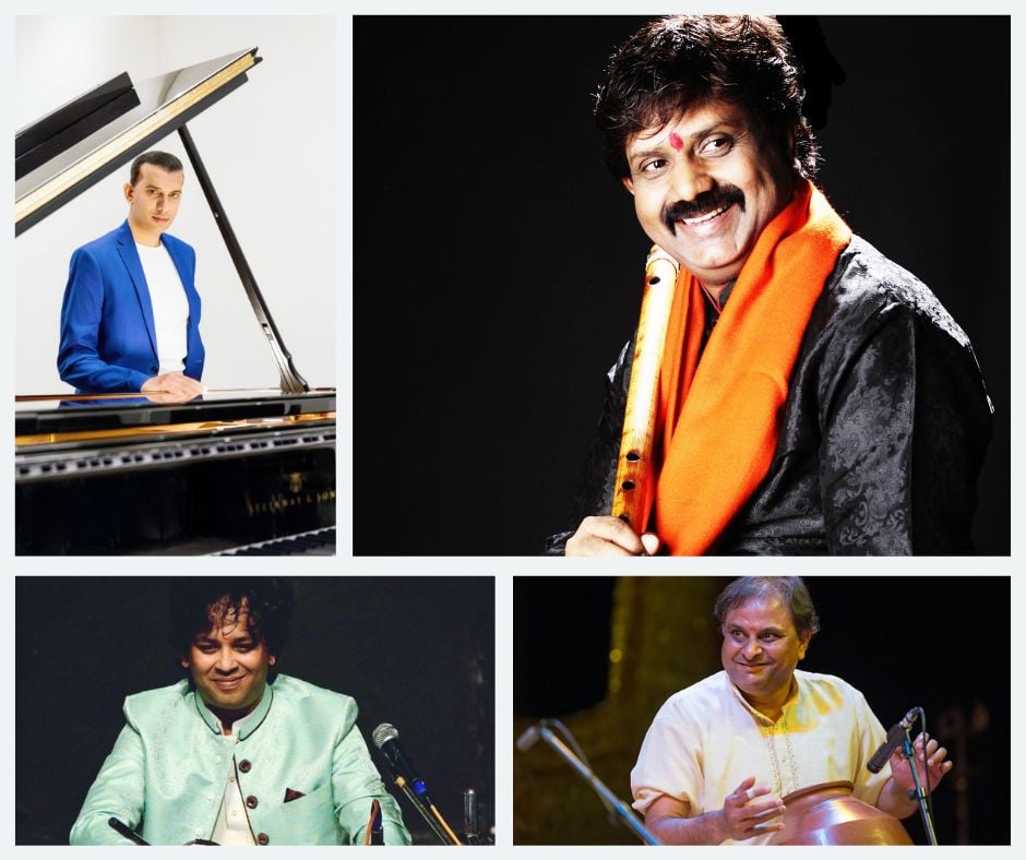 London Ragas Fusion: Flute, Piano, Tabla & Ghatam, United Kingdom, 2025