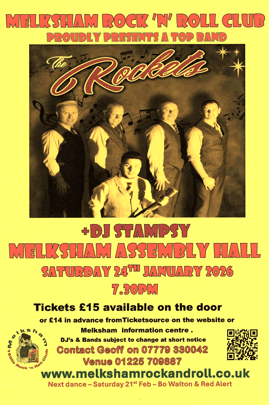 The Rockets + DJ Stampsy at Melksham Rock'n'Roll Club