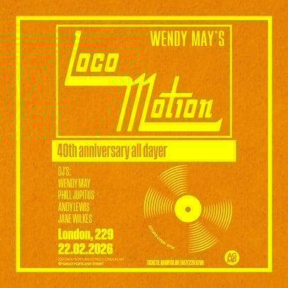 Wendy May's Locomotion 40th Anniversary