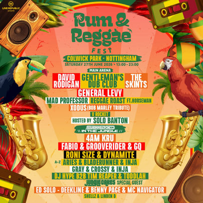 Rum & Reggae Fest 2026 Colwick Park, Nottingham